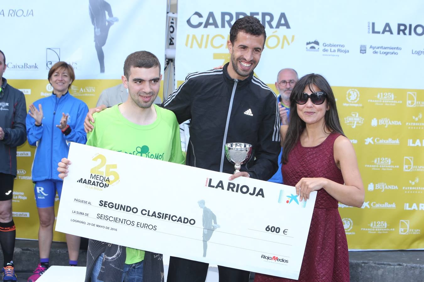 Los premiados de la Media Maratón