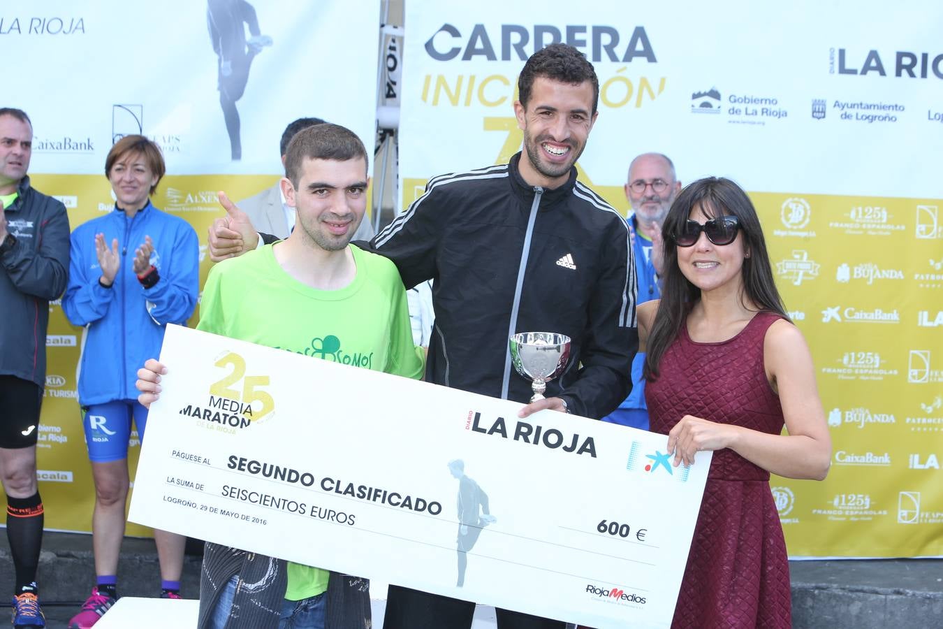 Los premiados de la Media Maratón