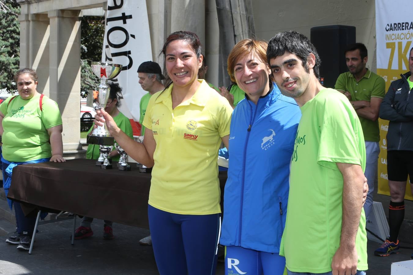 Los premiados de la Media Maratón