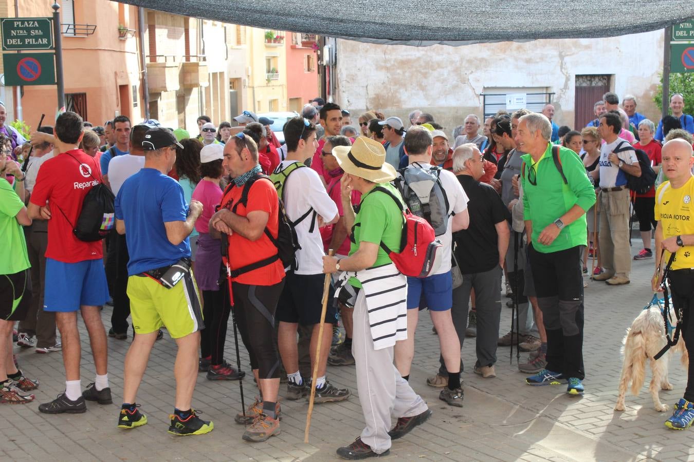 Marcha de Tudelilla por el valle