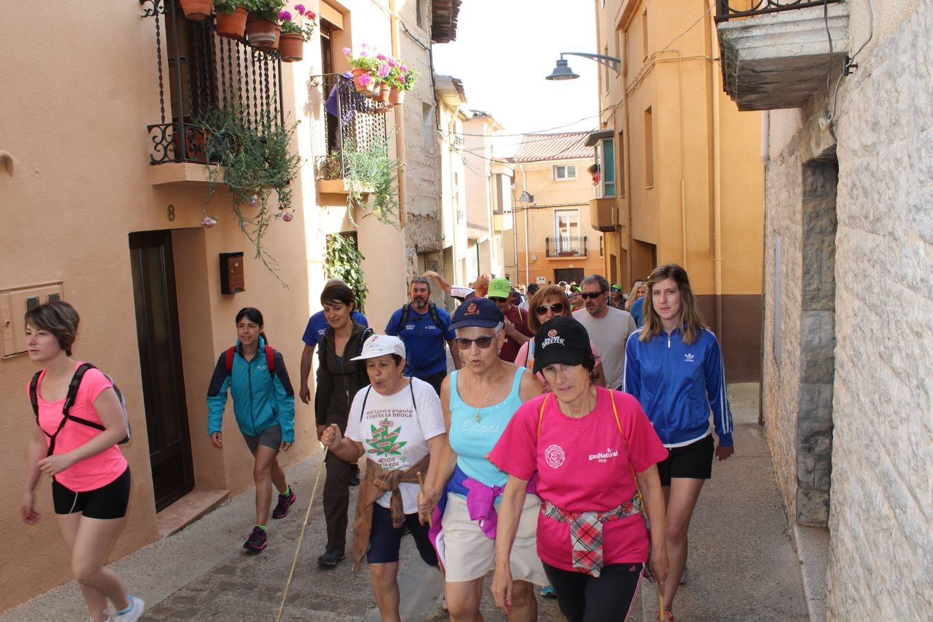 Marcha de Tudelilla por el valle