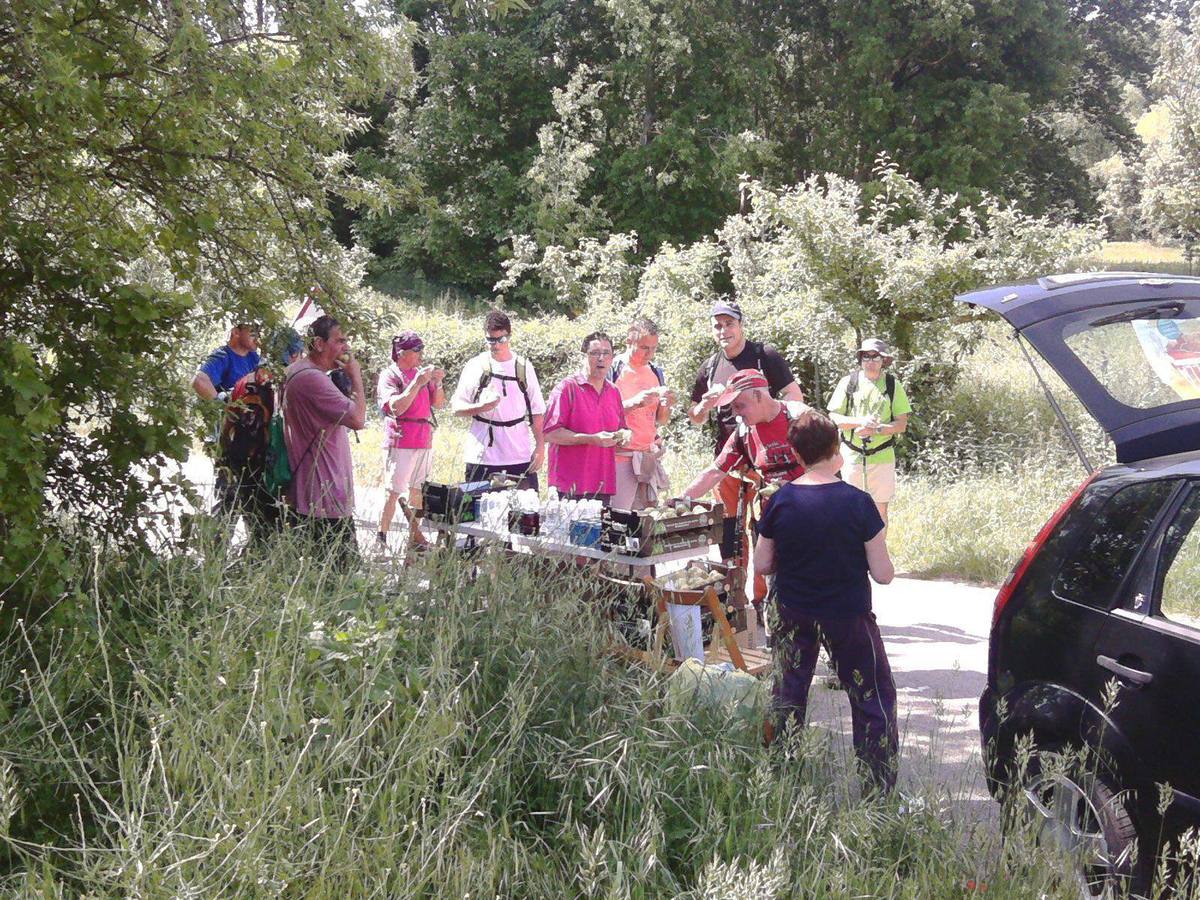 Marcha de Tudelilla por el valle