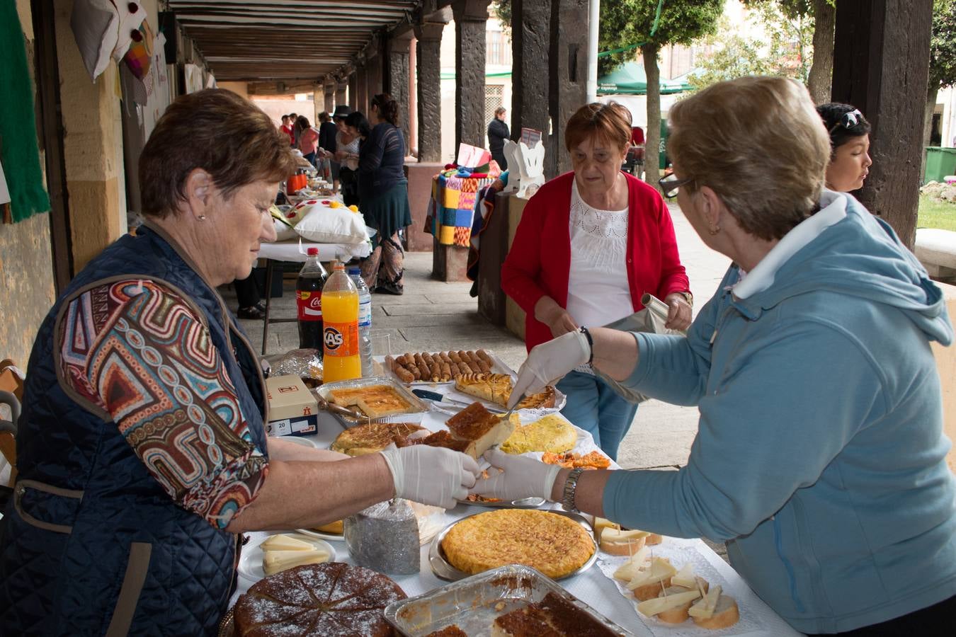 Mercado solidario de Cáritas de La Rioja Alta en Santo Domingo de La Calzada