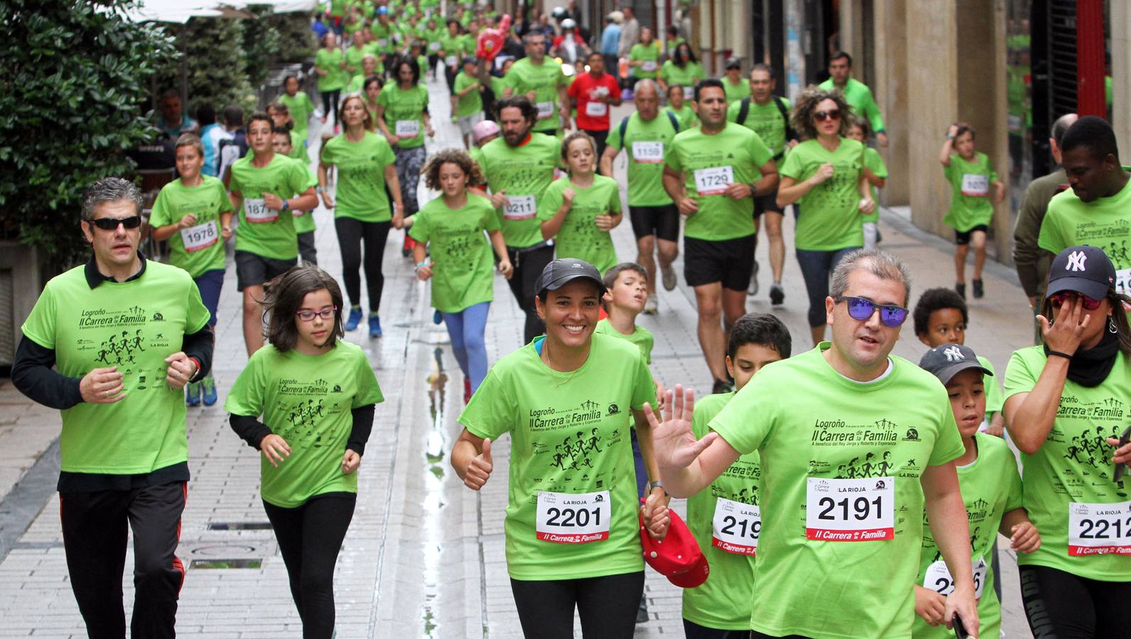 Carrera de la familia en Logroño