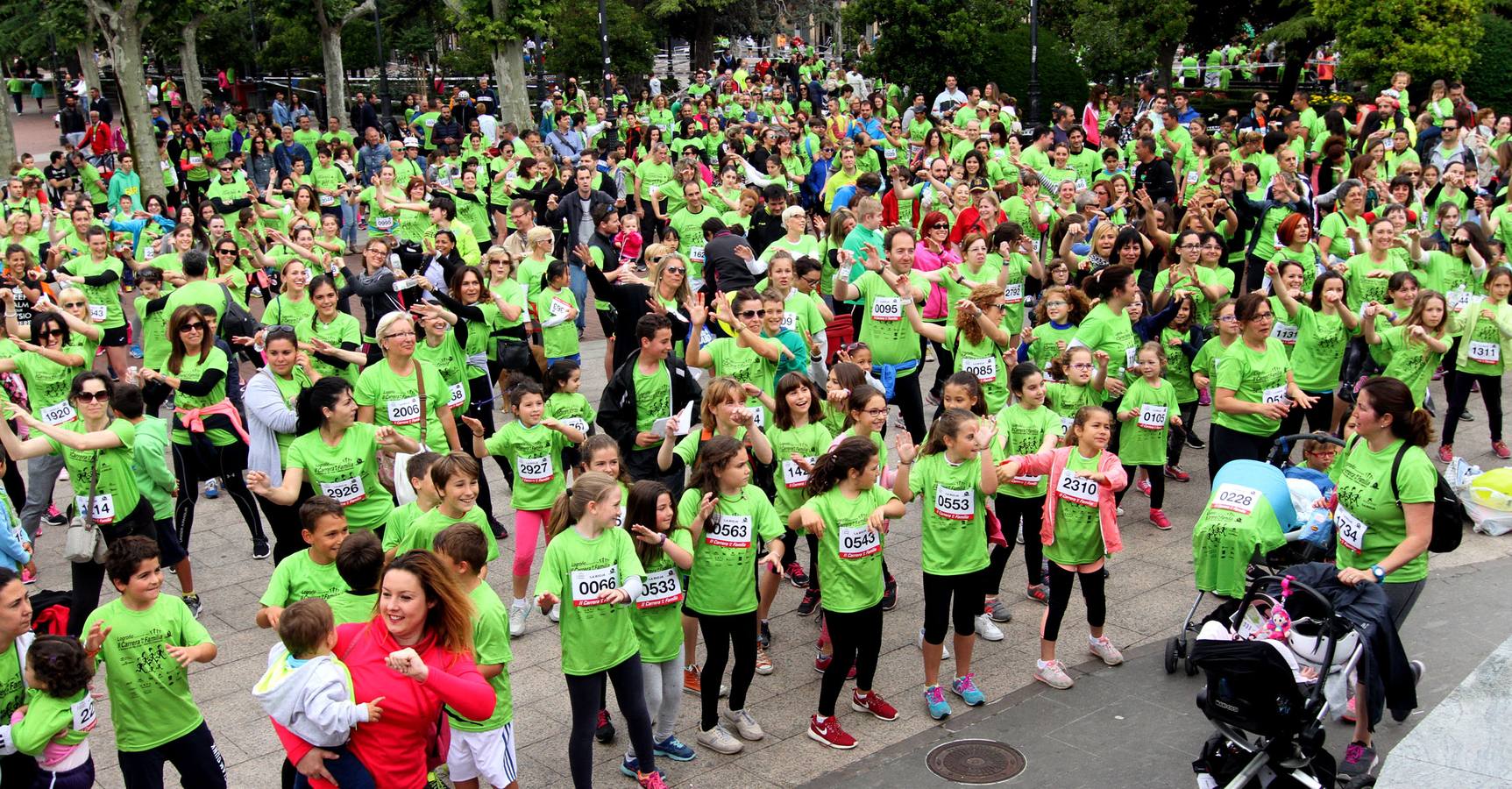 Carrera de la familia en Logroño