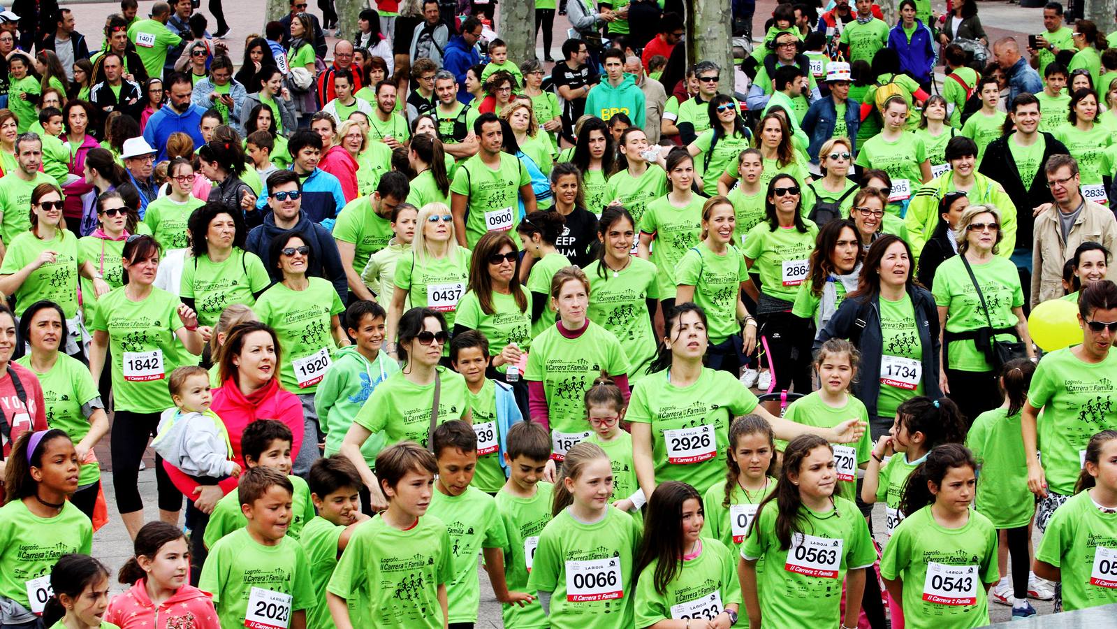 Carrera de la familia en Logroño