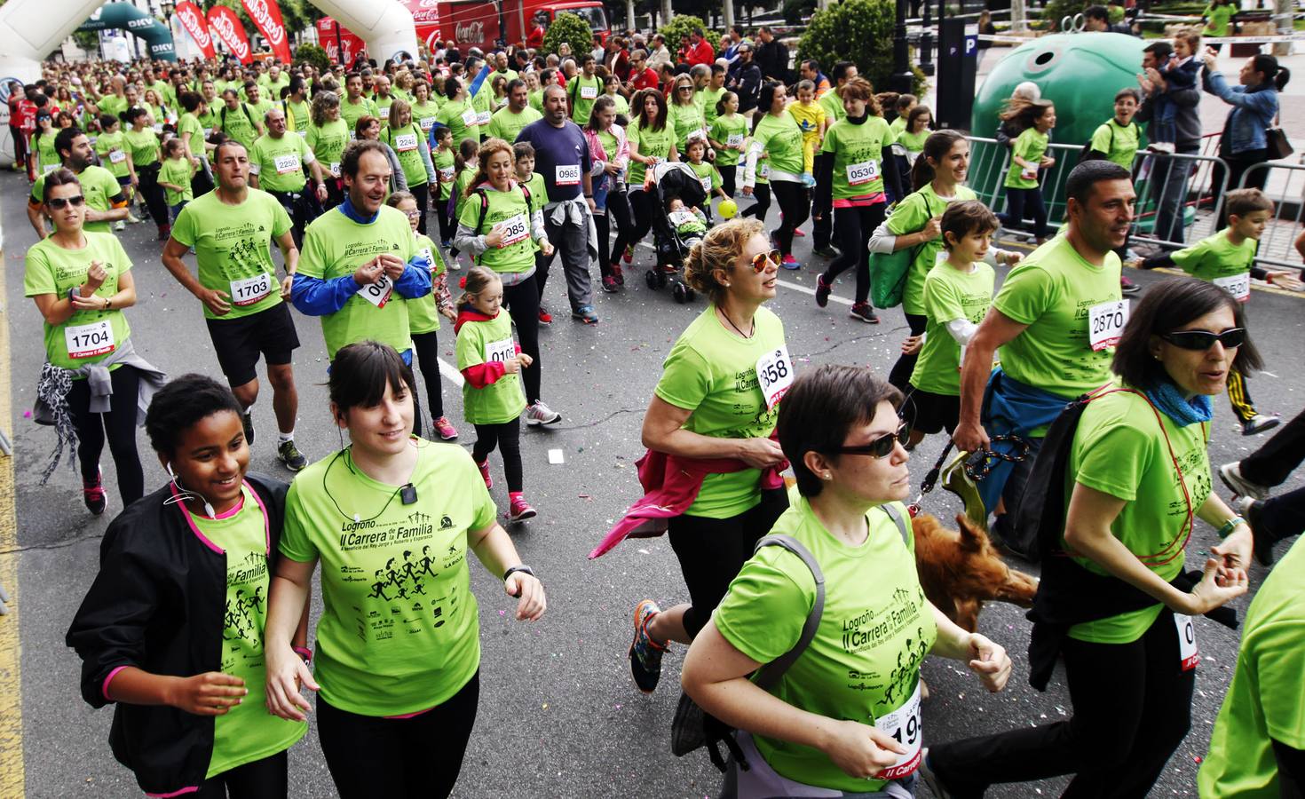 Carrera de la familia en Logroño