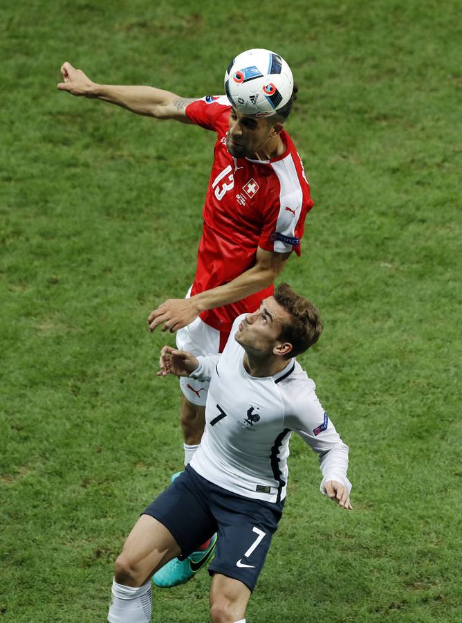 Las mejores imágenes del Francia-Suiza