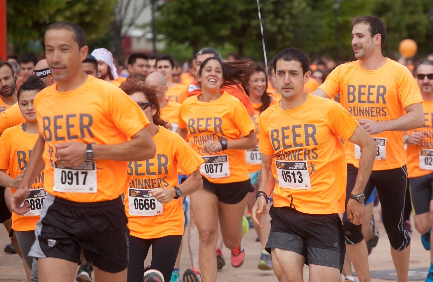 Beer Runners reúne a casi un millar de corredores en Logroño