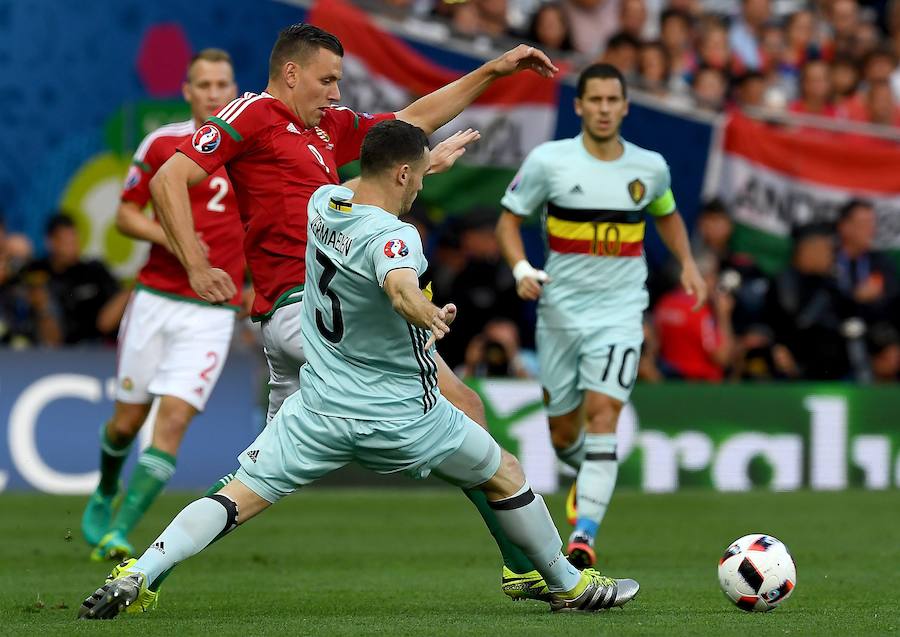 Las mejores imágenes del Hungría-Bélgica