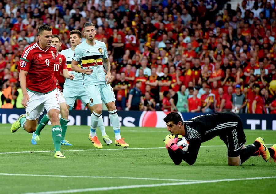 Las mejores imágenes del Hungría-Bélgica