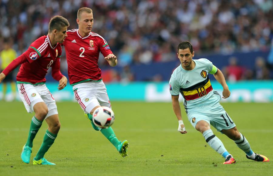 Las mejores imágenes del Hungría-Bélgica