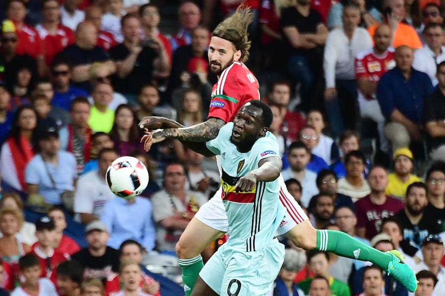 Las mejores imágenes del Hungría-Bélgica