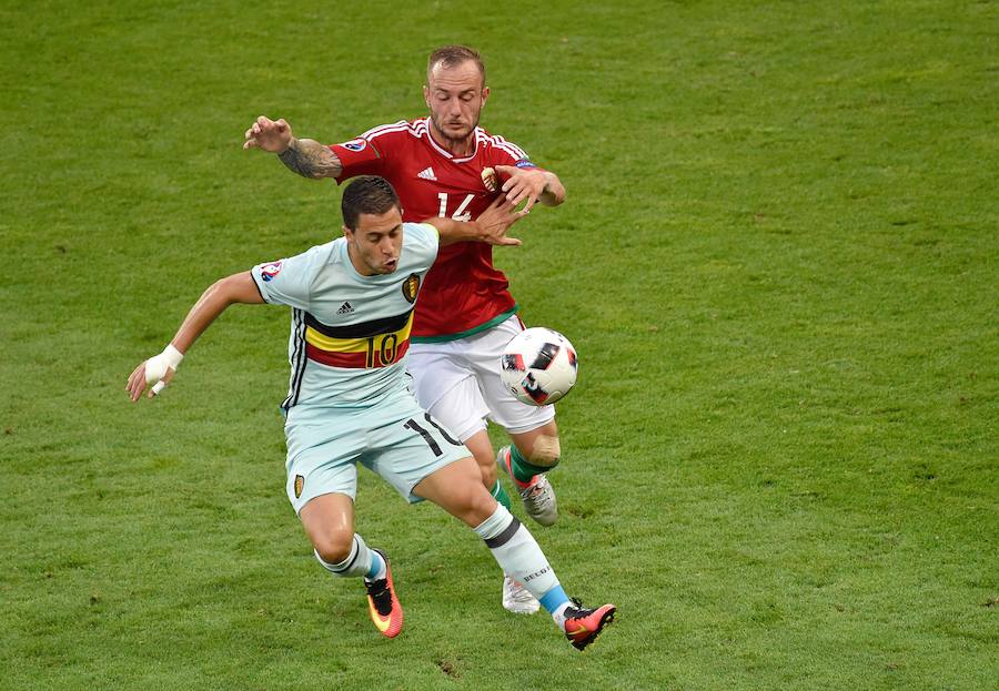 Las mejores imágenes del Hungría-Bélgica