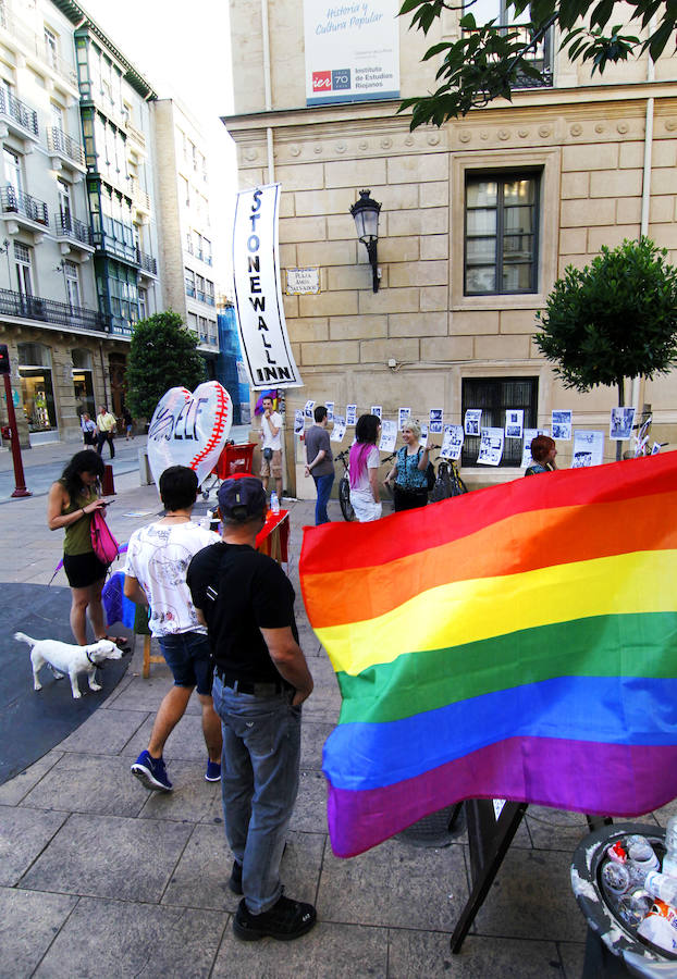 El Día del Orgullo Gay tiñe de color Logroño