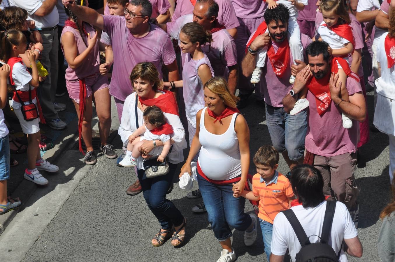 Las Vueltas en Haro y el almuerzo tras la Batalla del Vino