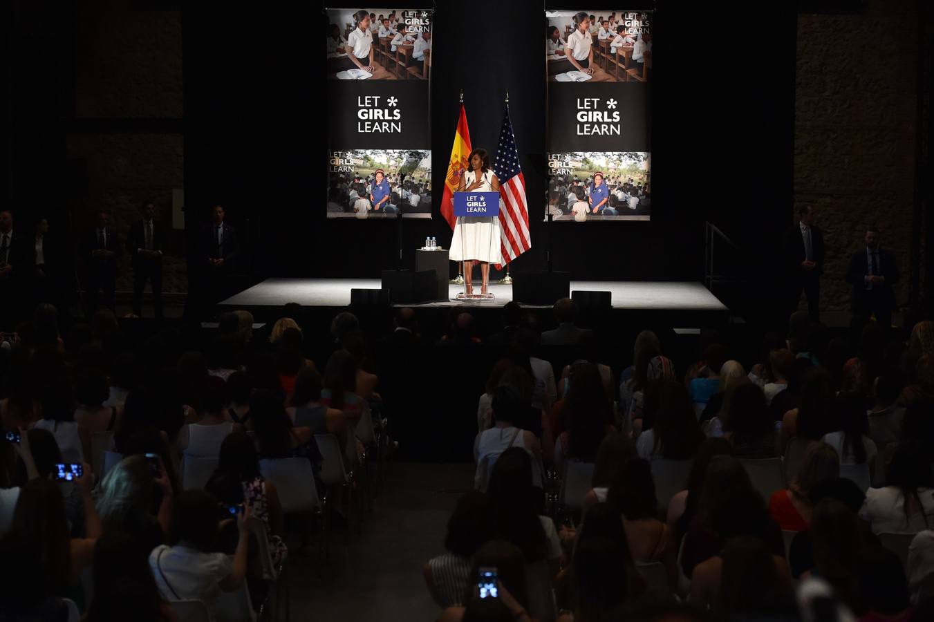 La conferencia de Michelle Obama, en Madrid