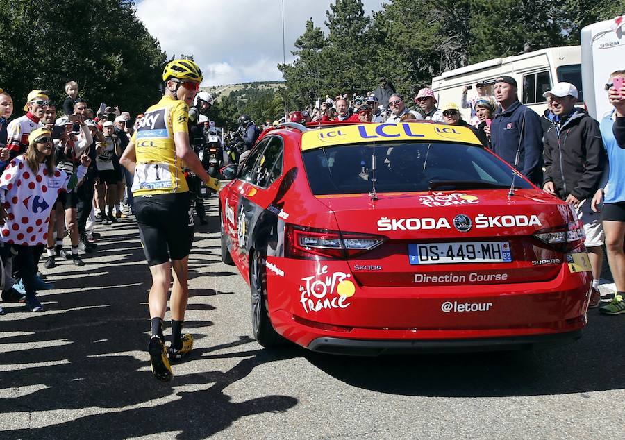 El accidente de Chris Froome en el Tour, en imágenes