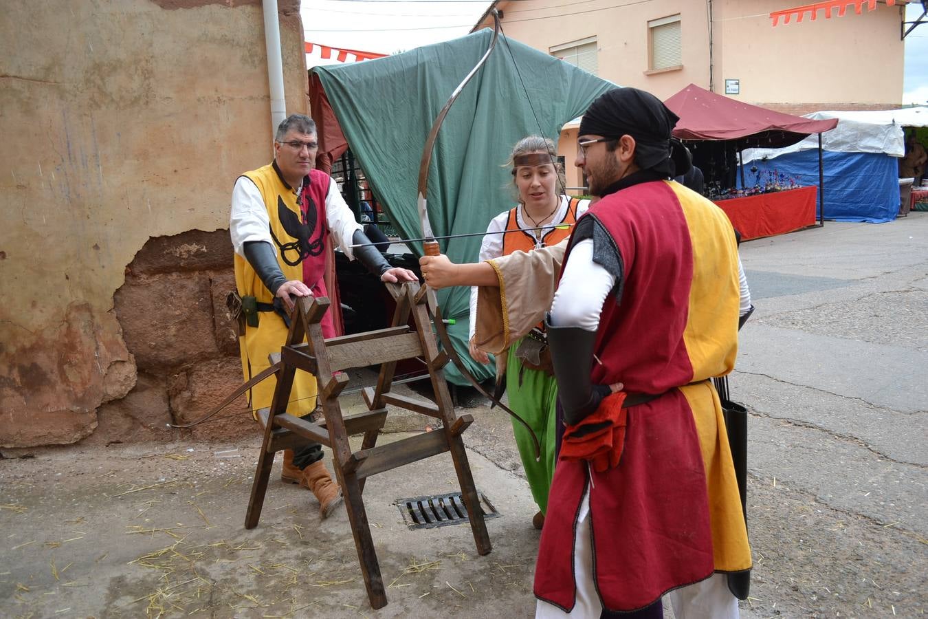 Mercado medieval en Azofra