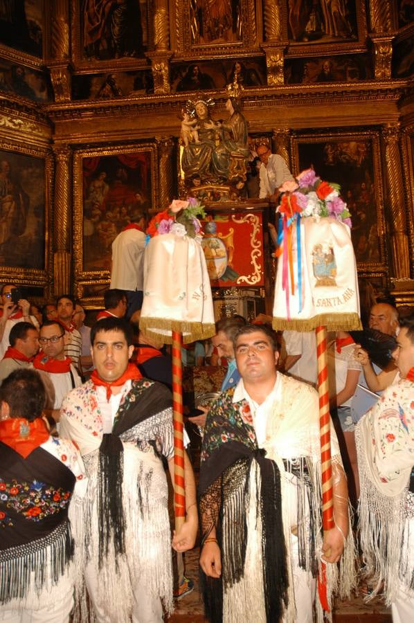 Cervera celebra la bajada de Santa Ana