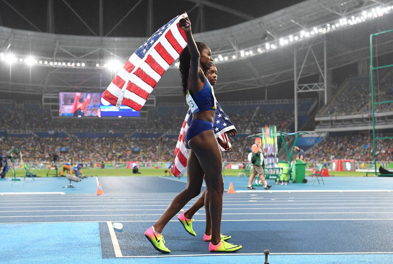 Muhammad ofrece a EE.UU. su primer oro olímpico femenino de 400 metros vallas