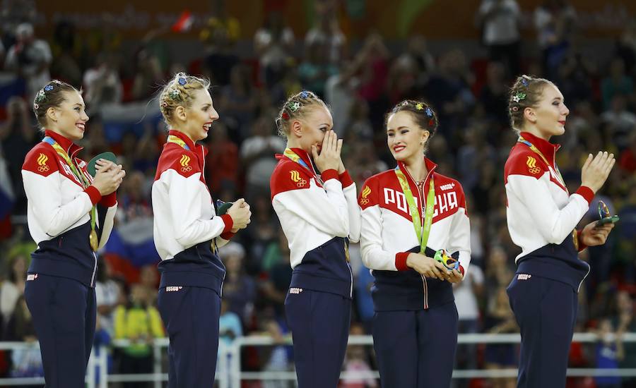 Plata para el conjunto español de rítmica