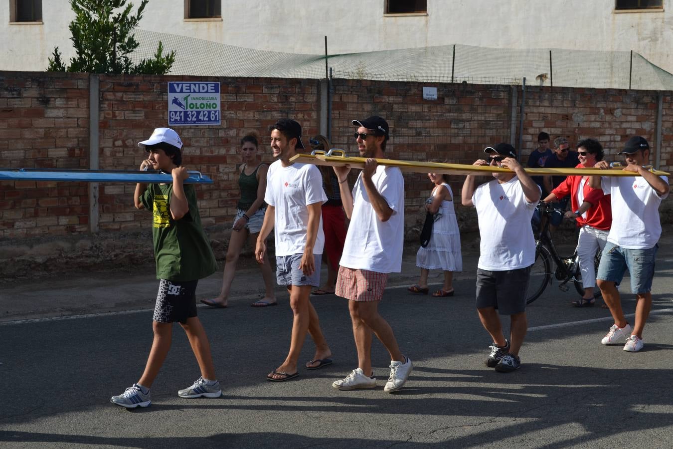 Traineras de secano en San Torcuato