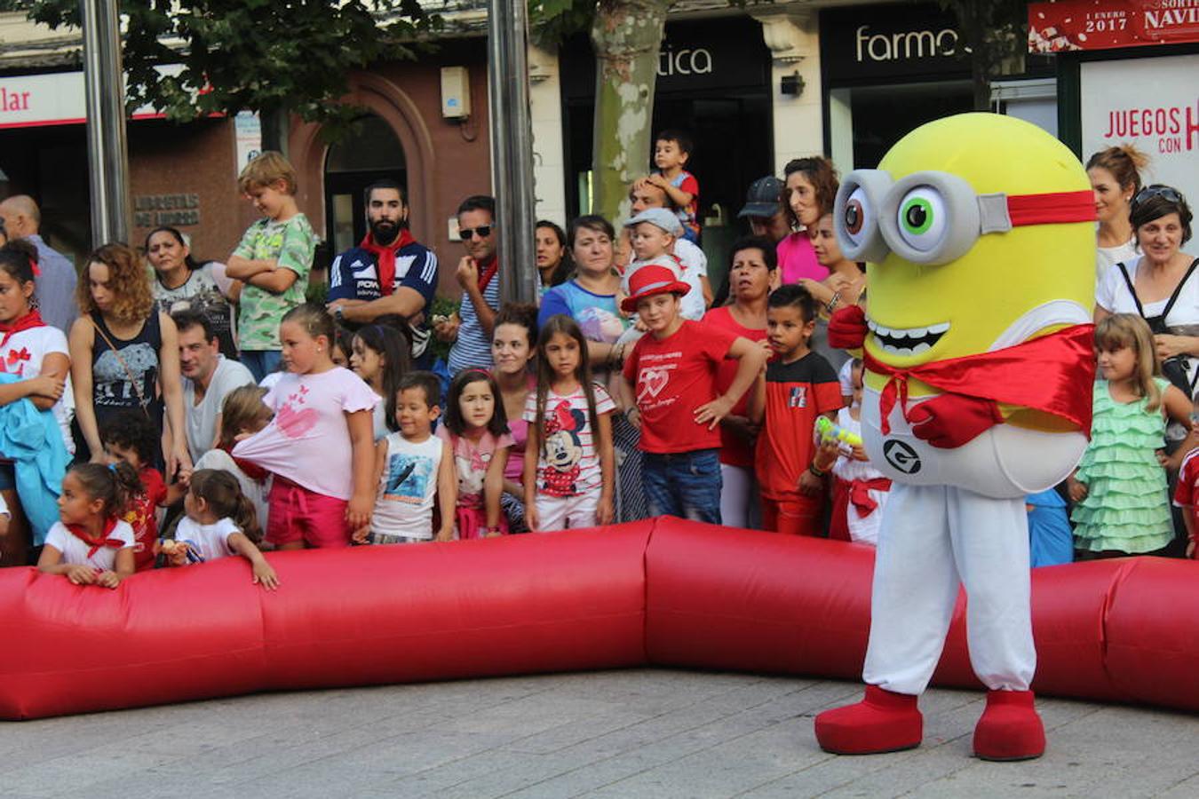 Sanferminions, el último acto infantil del las fiestas de Calahorra