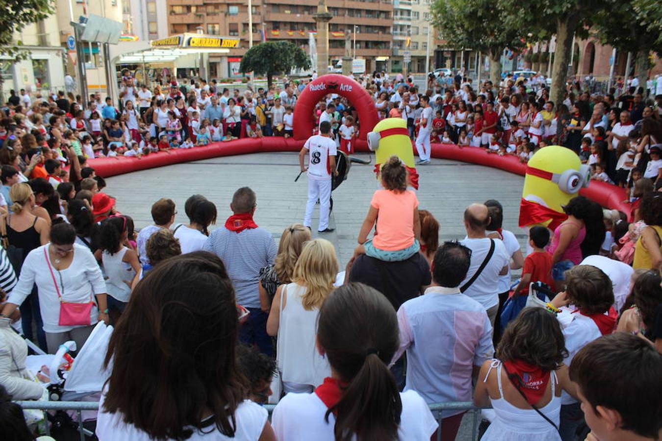 Sanferminions, el último acto infantil del las fiestas de Calahorra