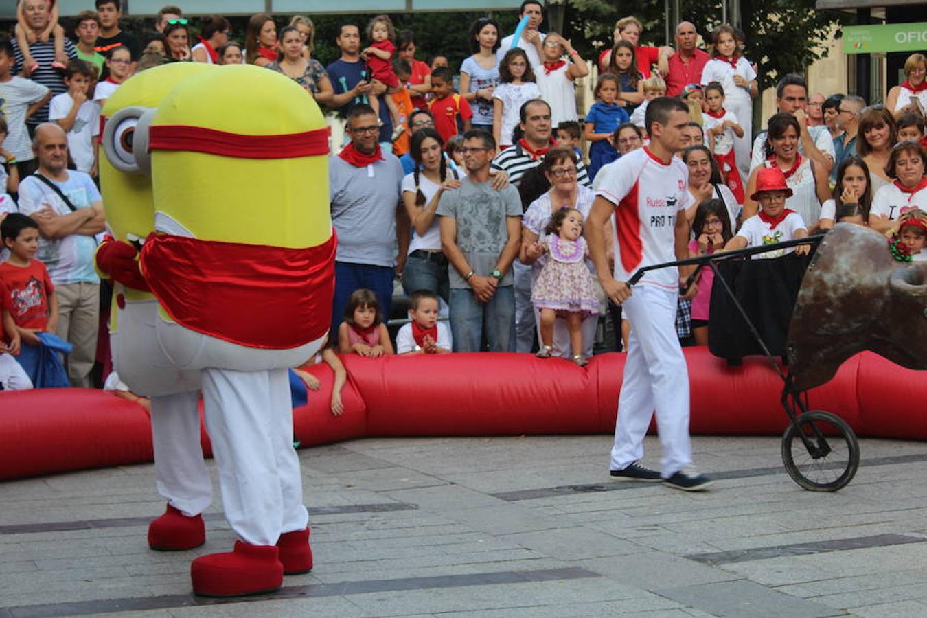 Sanferminions, el último acto infantil del las fiestas de Calahorra