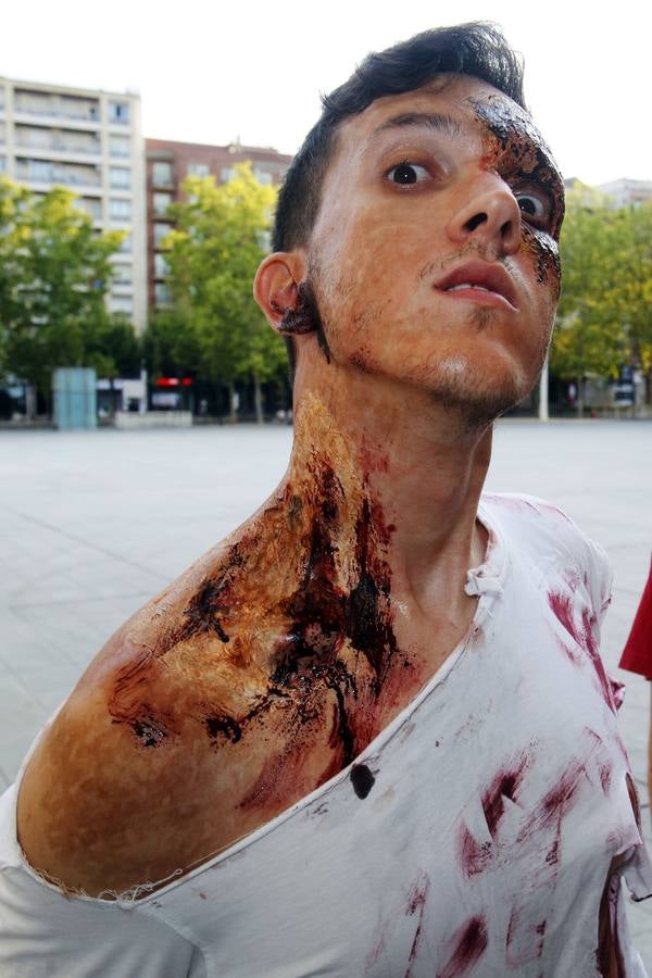 La preparación de la noche logroñesa de Survival Zombie