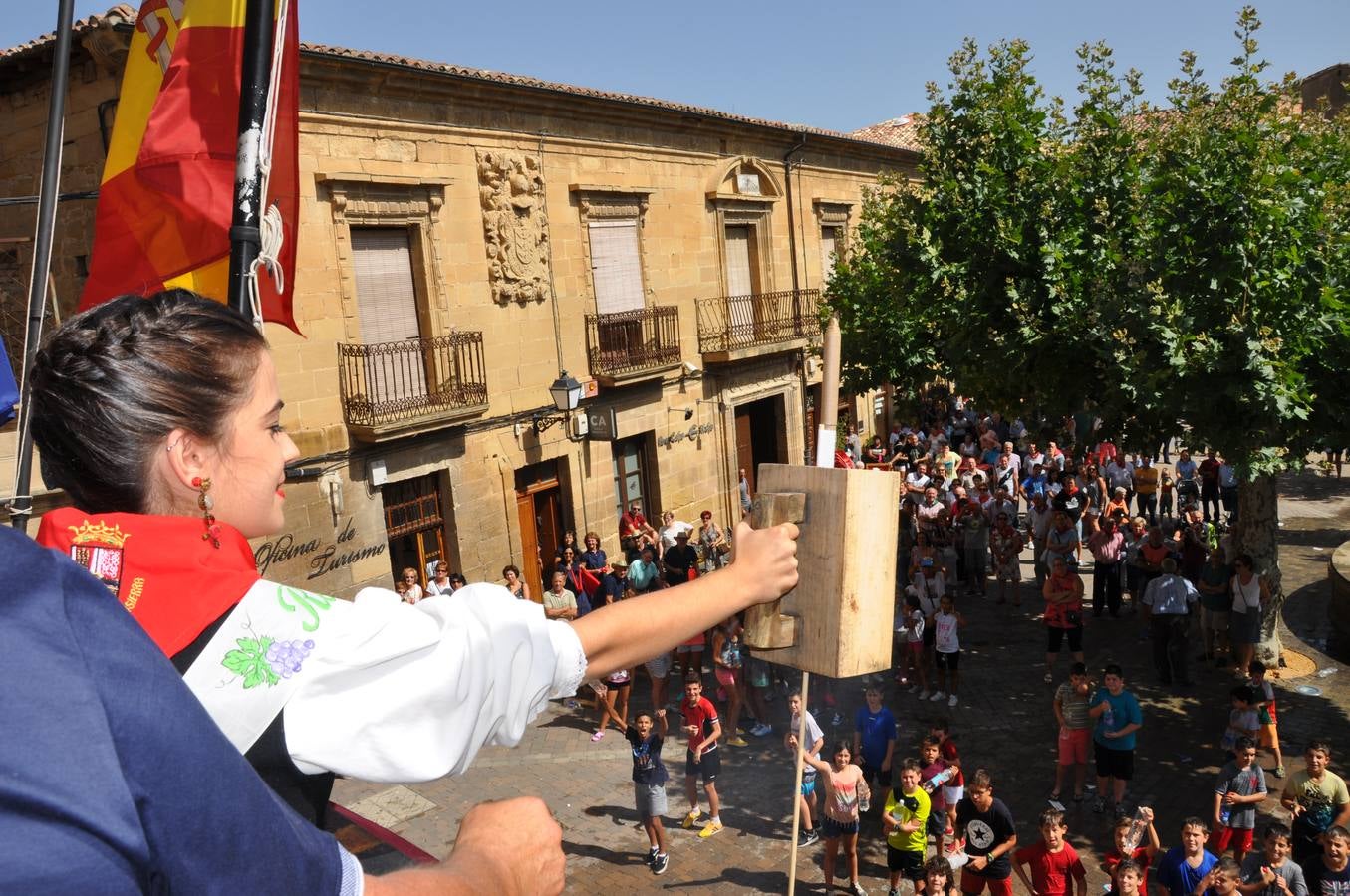 San Vicente de la Sonsierra lanza el cohete