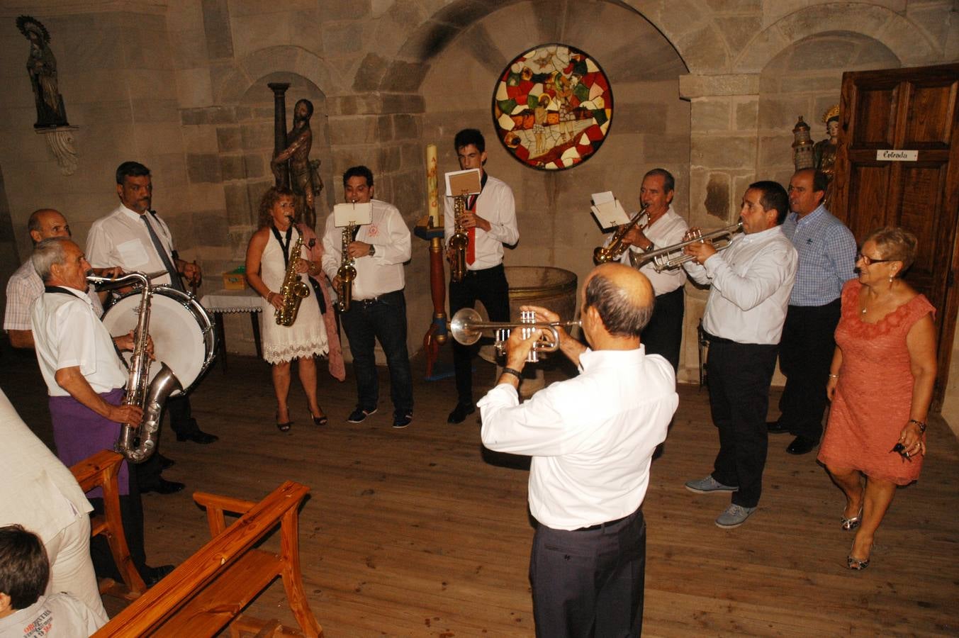 Grávalos celebra su día grande con la procesión de la Virgen de la Antigua