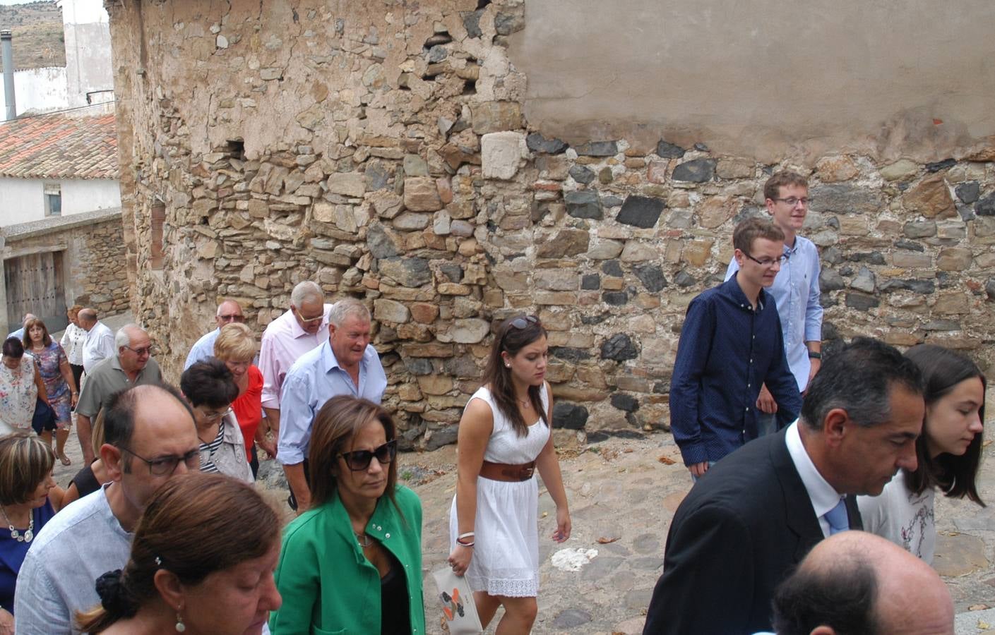 Grávalos celebra su día grande con la procesión de la Virgen de la Antigua