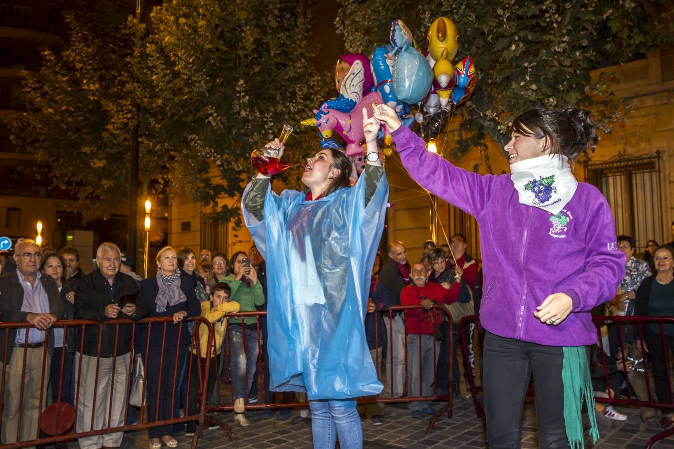 Concurso de beber en porrón