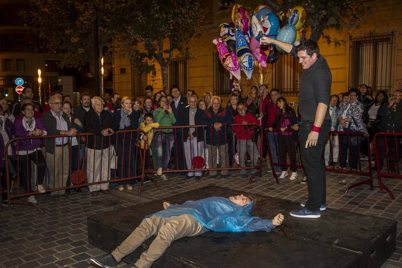 Concurso de beber en porrón