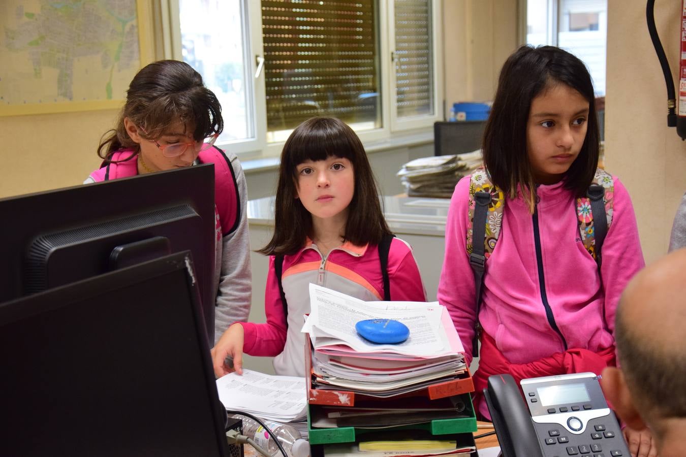 Arrancan las visitas a la multimedia de Diario LA RIOJA con el Colegio de Medrano