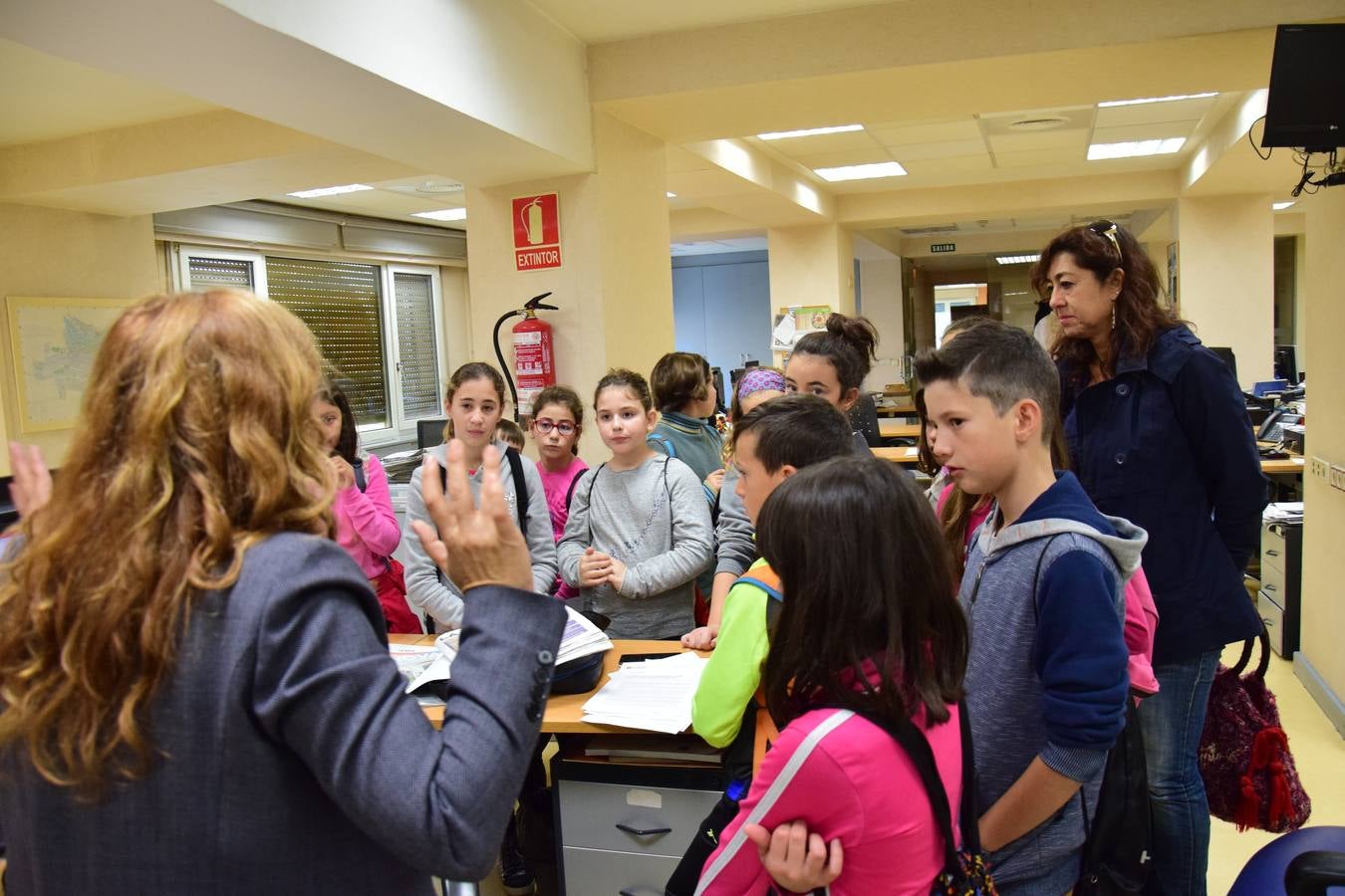 Arrancan las visitas a la multimedia de Diario LA RIOJA con el Colegio de Medrano