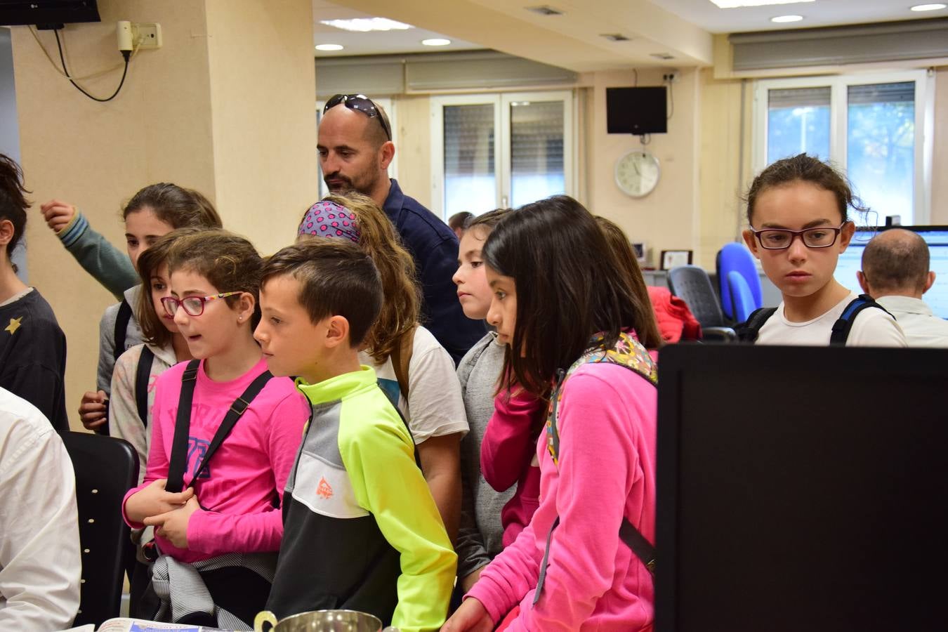 Arrancan las visitas a la multimedia de Diario LA RIOJA con el Colegio de Medrano