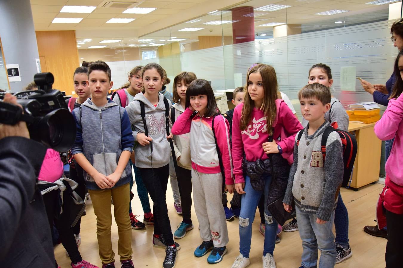 Arrancan las visitas a la multimedia de Diario LA RIOJA con el Colegio de Medrano