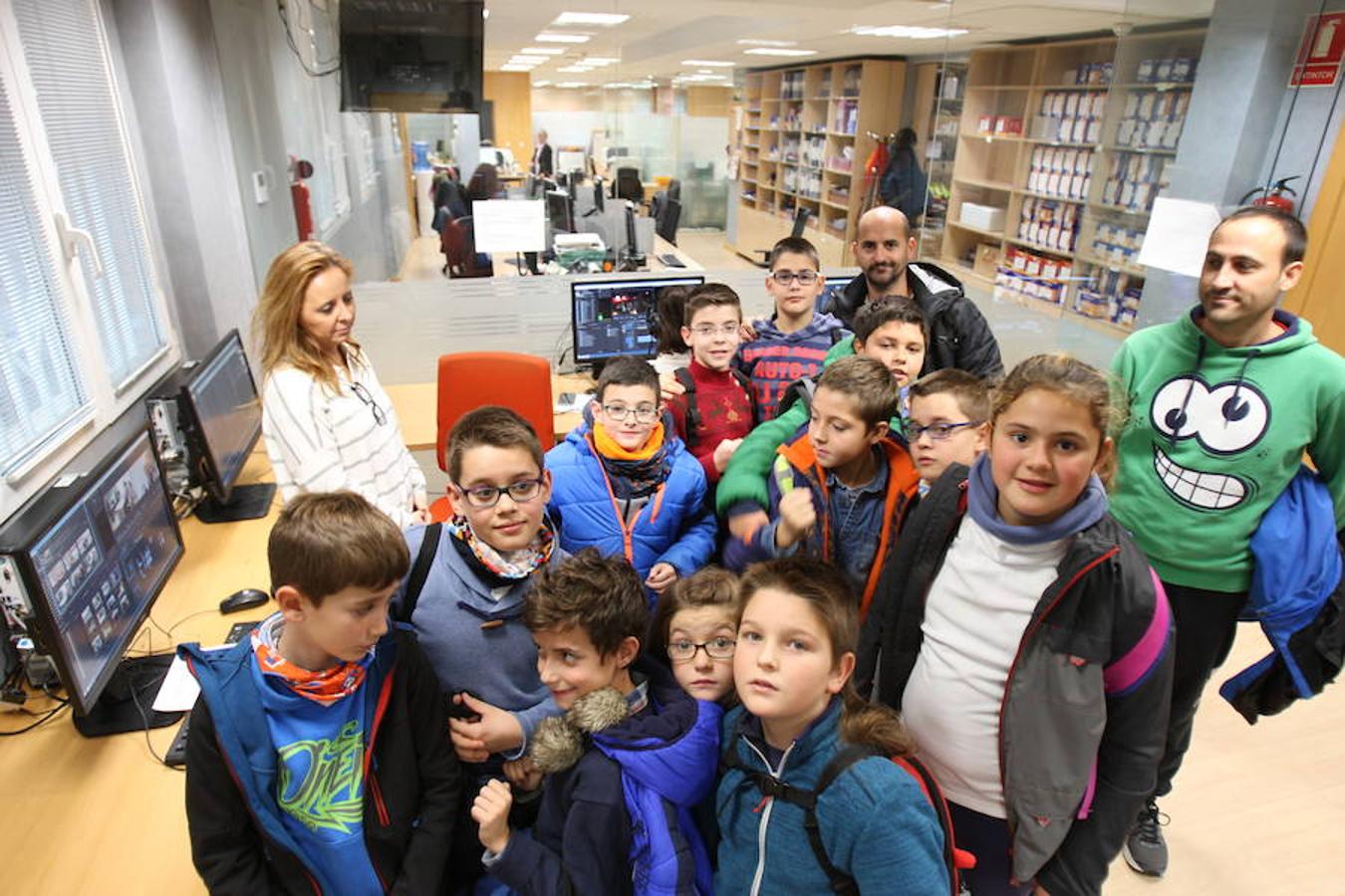 Visita de los alumnos del CRA Moncalvillo de Viguera