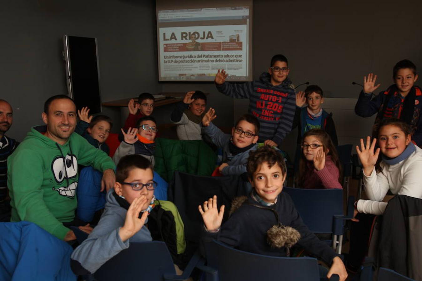 Visita de los alumnos del CRA Moncalvillo de Viguera