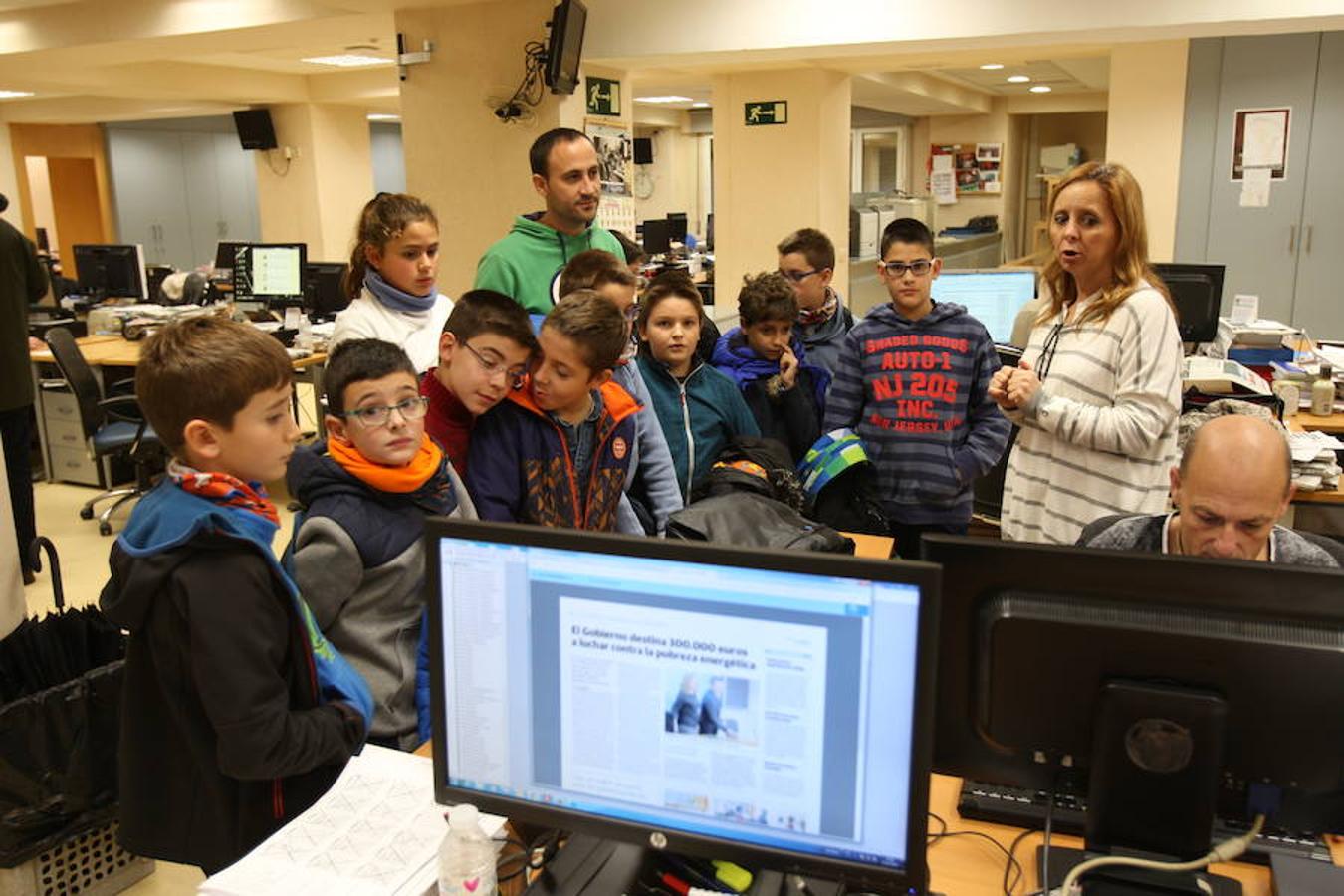 Visita de los alumnos del CRA Moncalvillo de Viguera