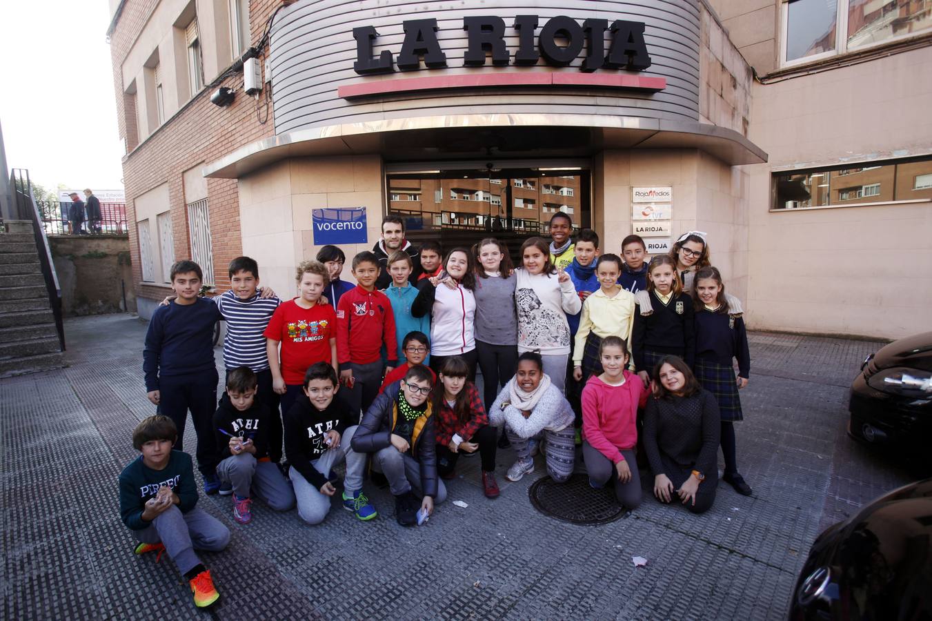 Los alumnos de 5º de Primaria del Colegio Salesianos Domingo Savio de Logroño visitan la multimedia de Diario LA RIOJA