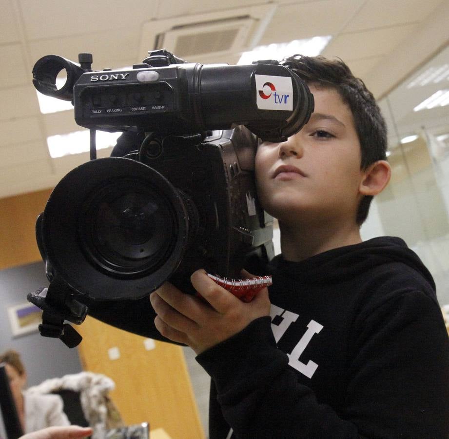 Los alumnos de 5º de Primaria del Colegio Salesianos Domingo Savio de Logroño visitan la multimedia de Diario LA RIOJA