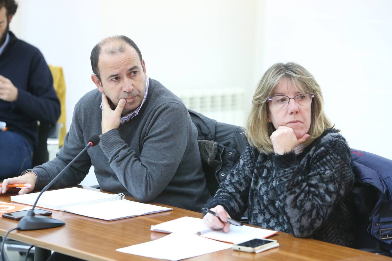 Tensión, gestos y más de una botella de agua en el pleno de Villamediana