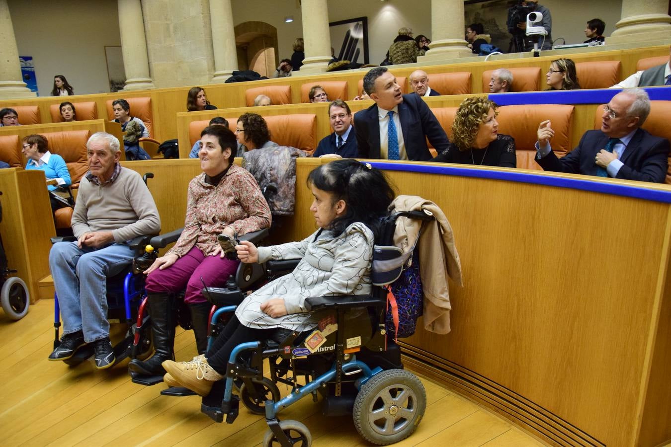 Acto del Día de la Discapacidad en el Parlamento riojano