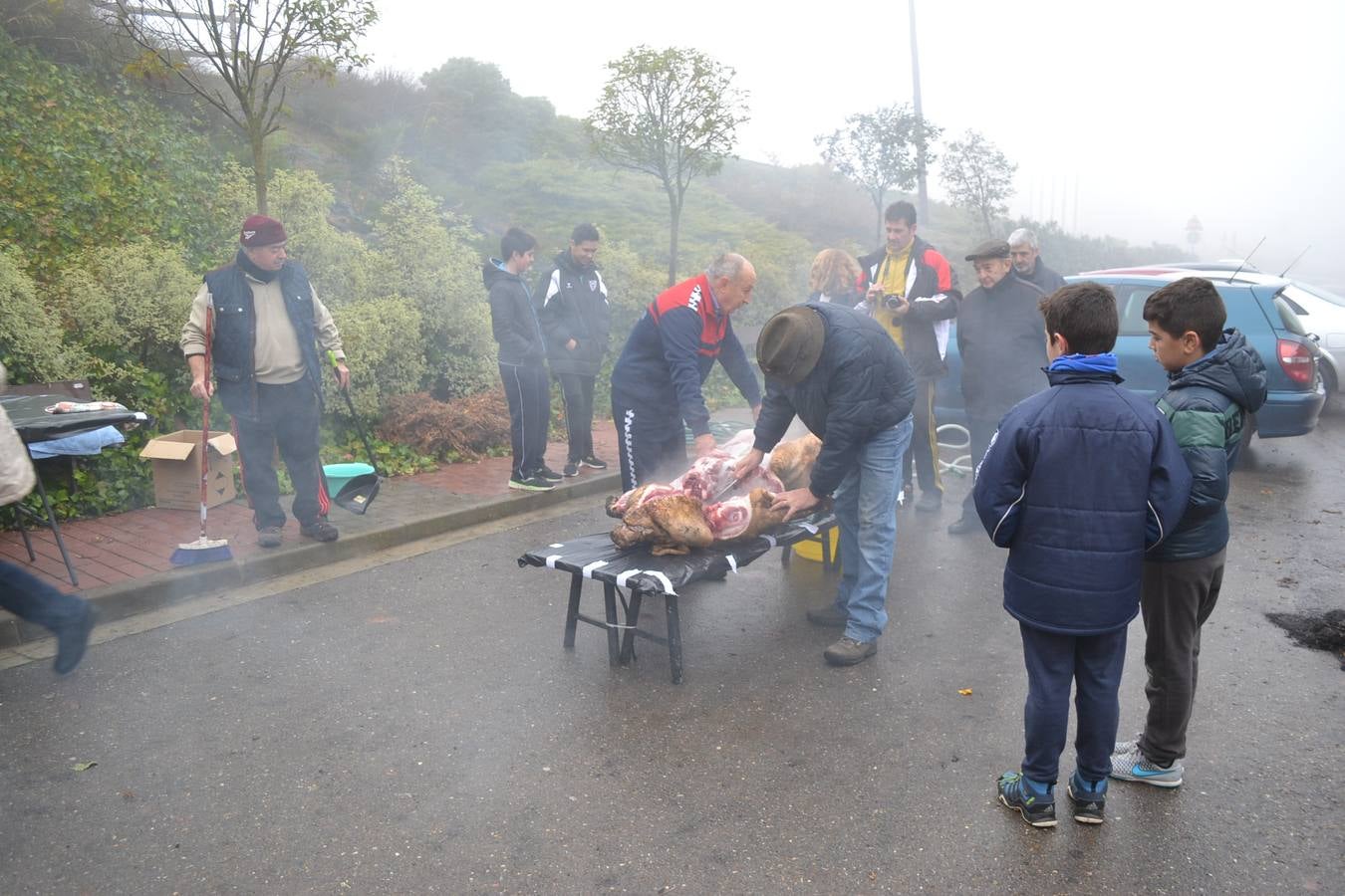 Celebración de la matanza extremeña en Ventosa