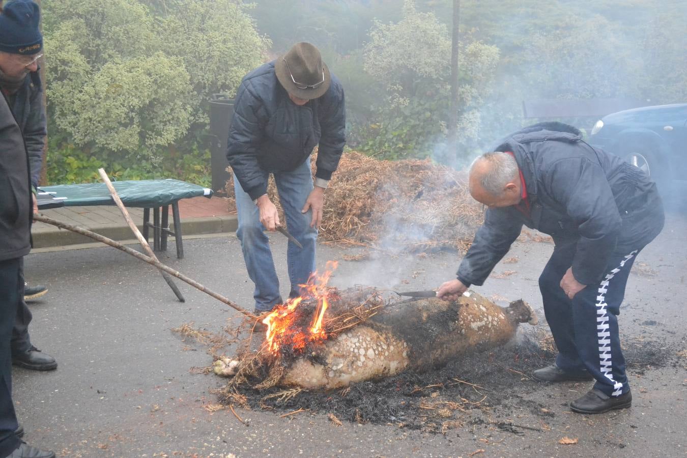 Celebración de la matanza extremeña en Ventosa