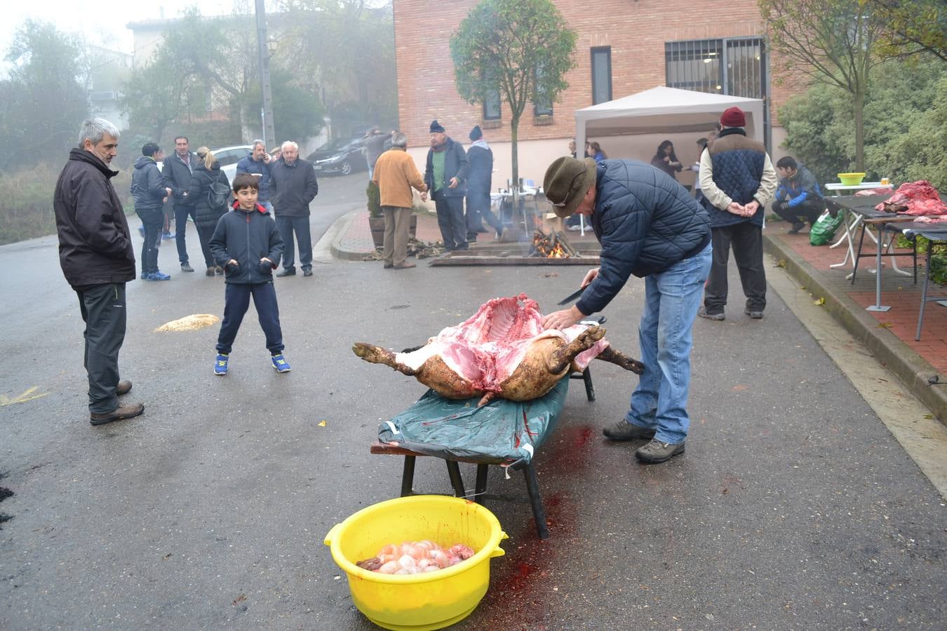 Celebración de la matanza extremeña en Ventosa